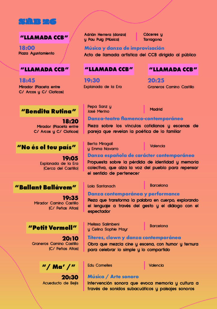 II Festival CCB CalleContemporánea Bejís 9 7ab8adda8bb947a08b8264983fba8c3aInacp5g3T9aK42BU 2