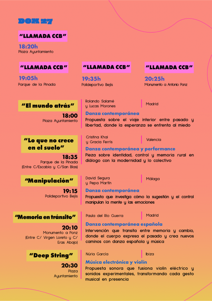 II Festival CCB CalleContemporánea Bejís 10 n